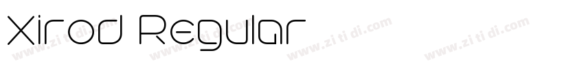Xirod Regular字体转换 Xirod Regular字体转换